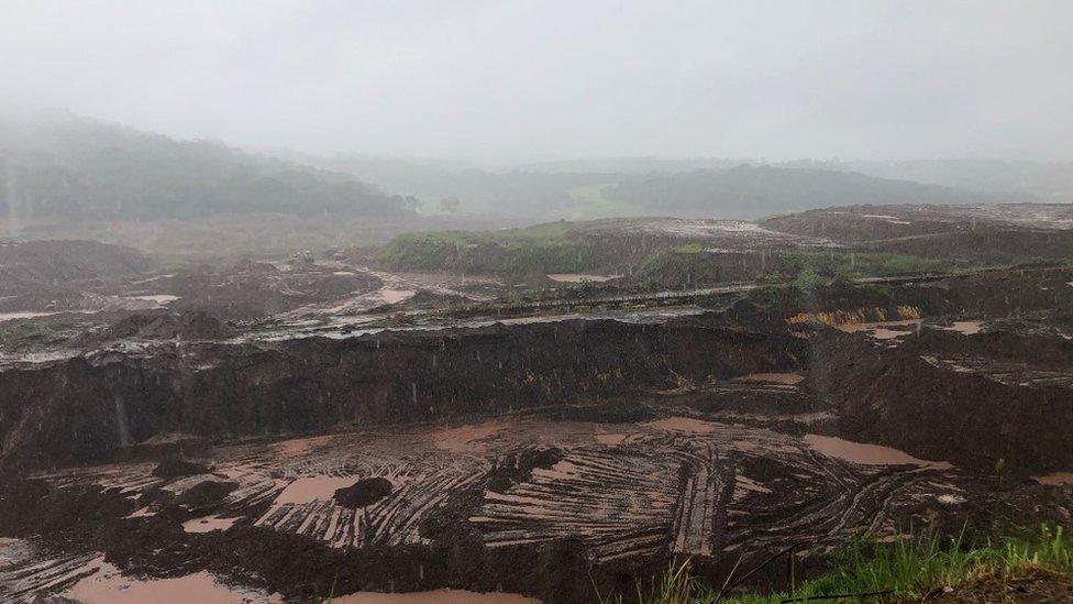 Aftermath of the Brumadinho dam collapse