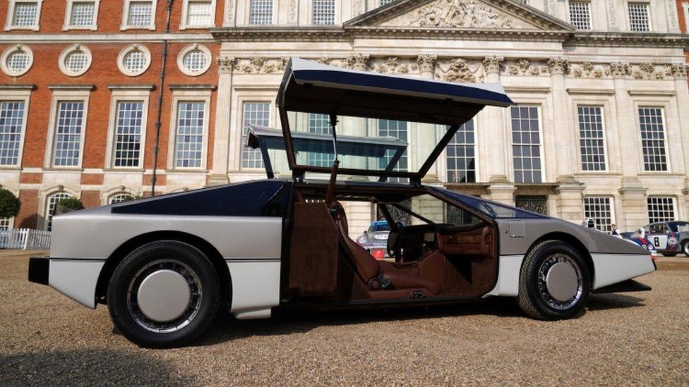 The car at Hampton Court, south west London