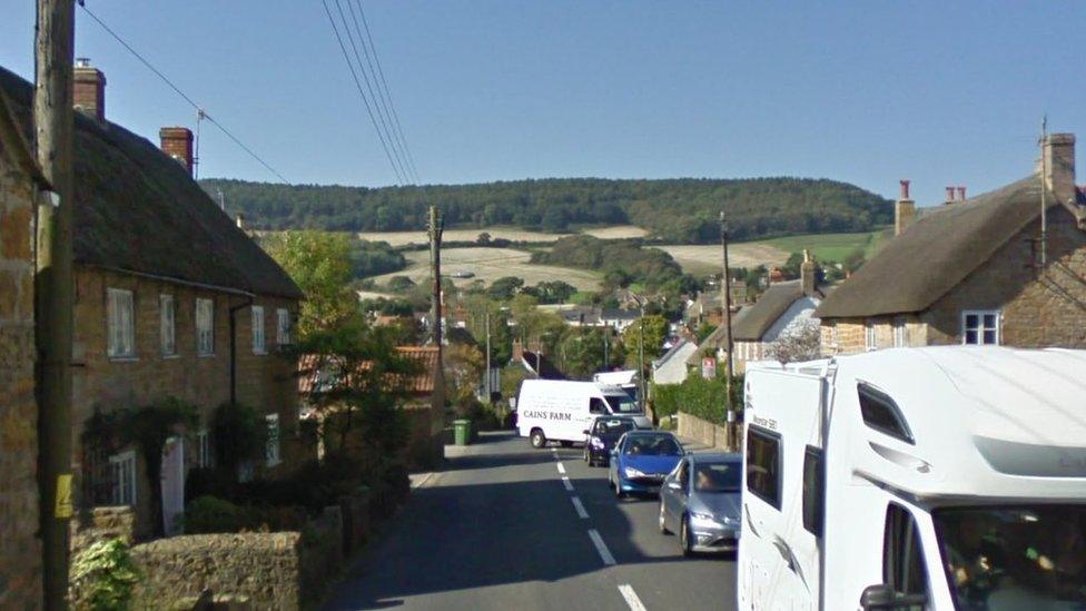 A35 at Chideock