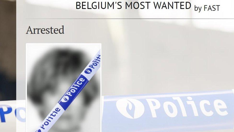 Belgian police's most wanted website now lists the pair as arrested