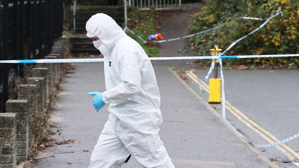 Russell Way crime scene