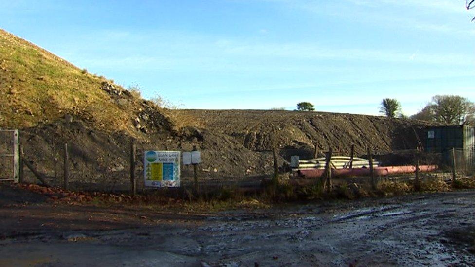 Glan Lash opencast mine in 2020