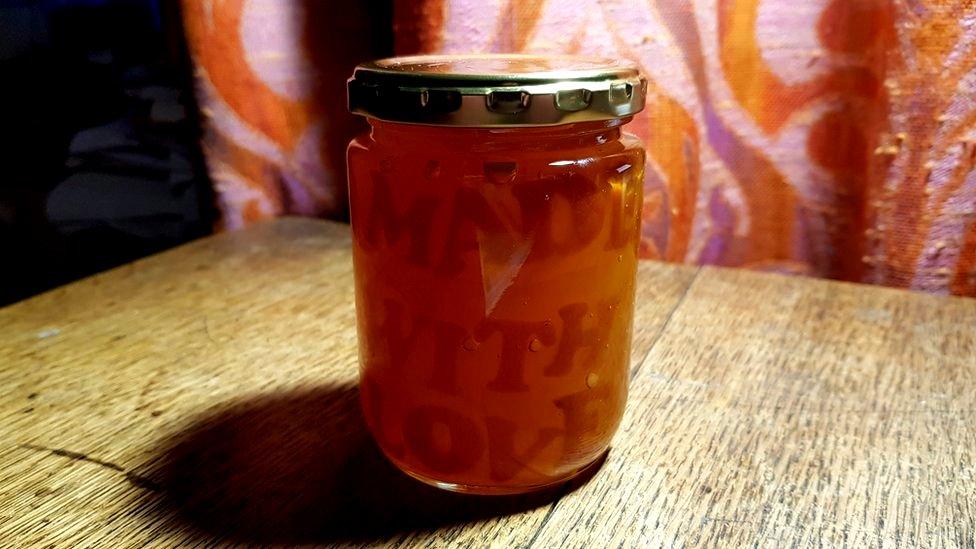 Pot of marmalade