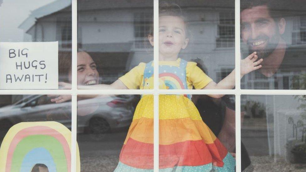 Jade and Paul Tambini are juggling working from home with their daughter Valentina, aged two and a half. Paul has been fixing bikes for local people and for key workers. They wanted to document life during lockdown.