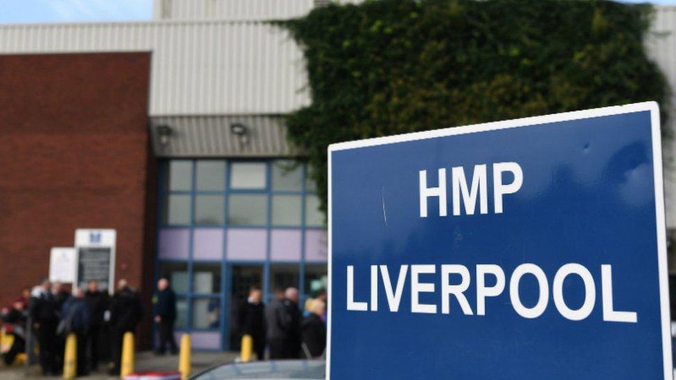 Exterior of HMP Liverpool