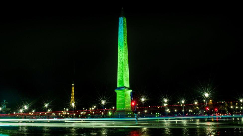 The Luxor Obelisk at the Place de la Concorde, Paris