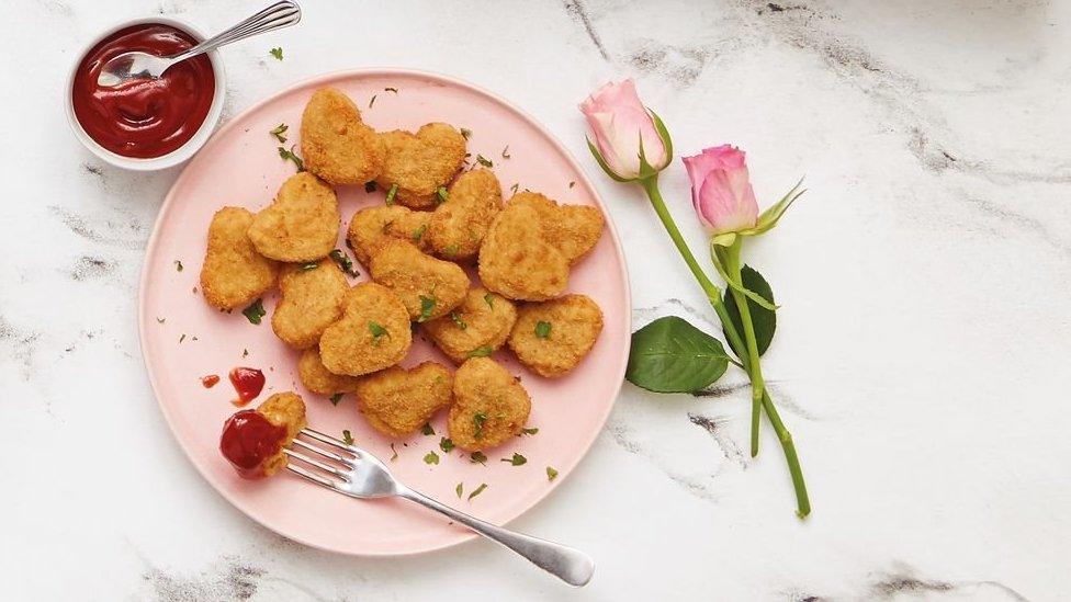 Heart-shaped-chicken-nuggets.