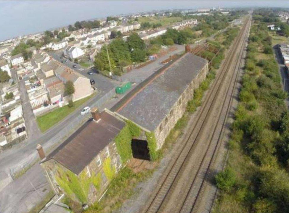 Llanelli railway good shed