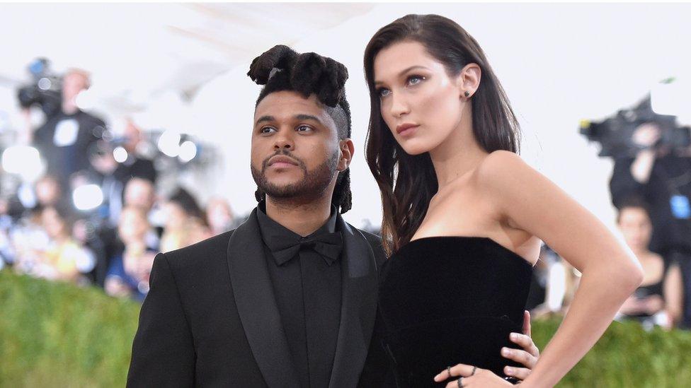 The Weeknd and Bella Hadid