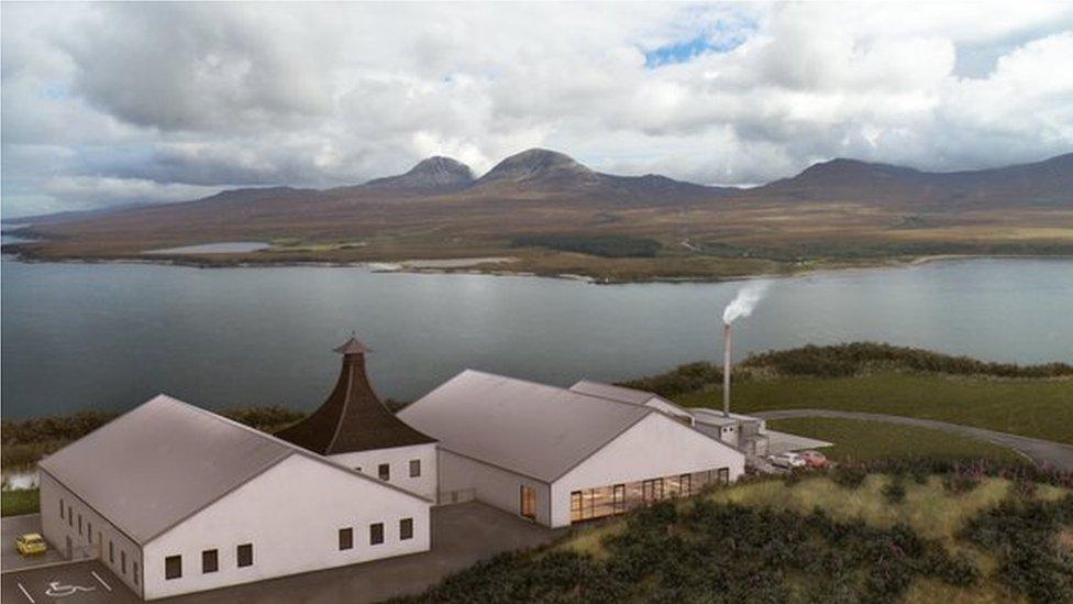 Artist's impression of new distillery