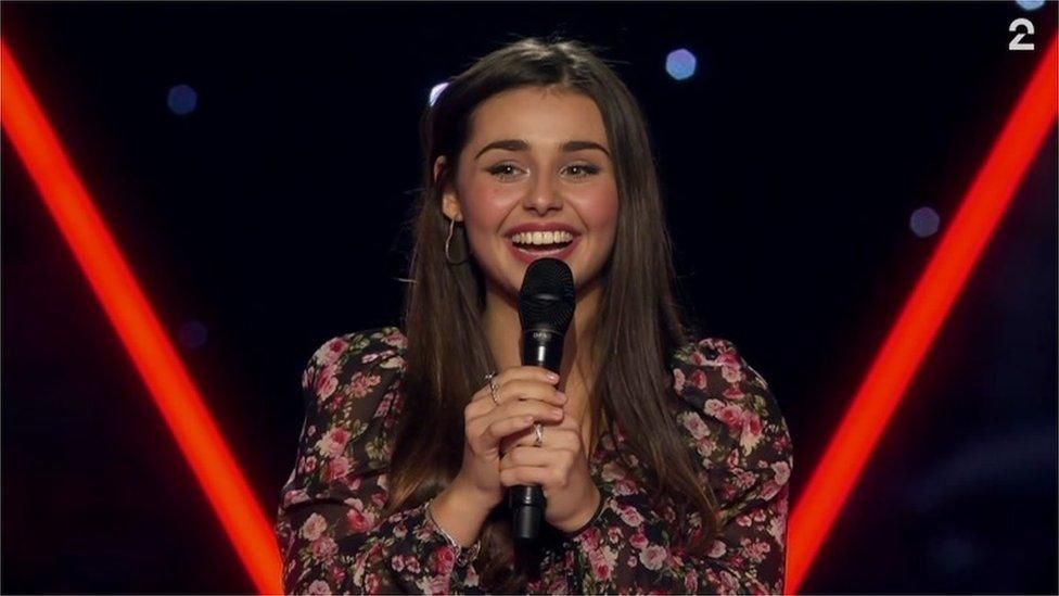 Alessandra Mele on The Voice Norway