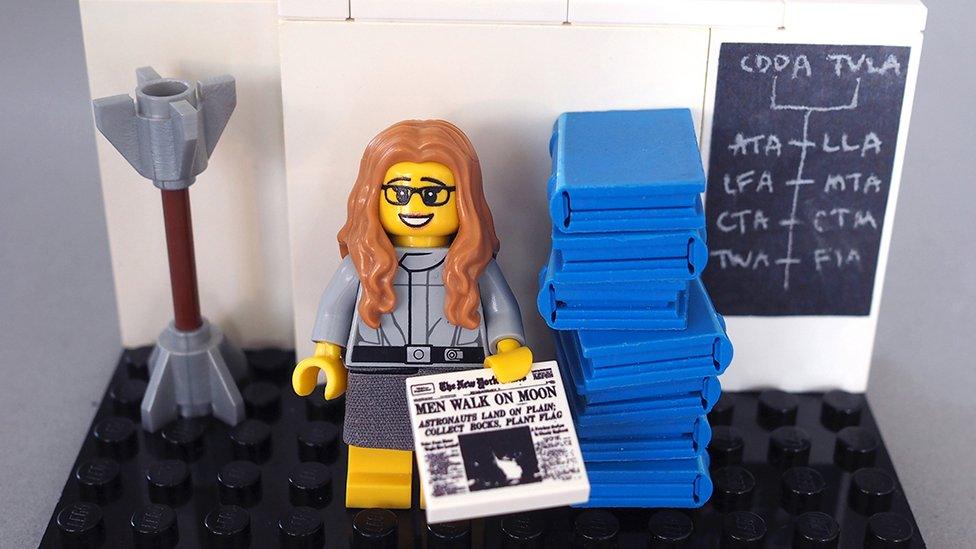 Lego version of computer scientist Margaret Hamilton