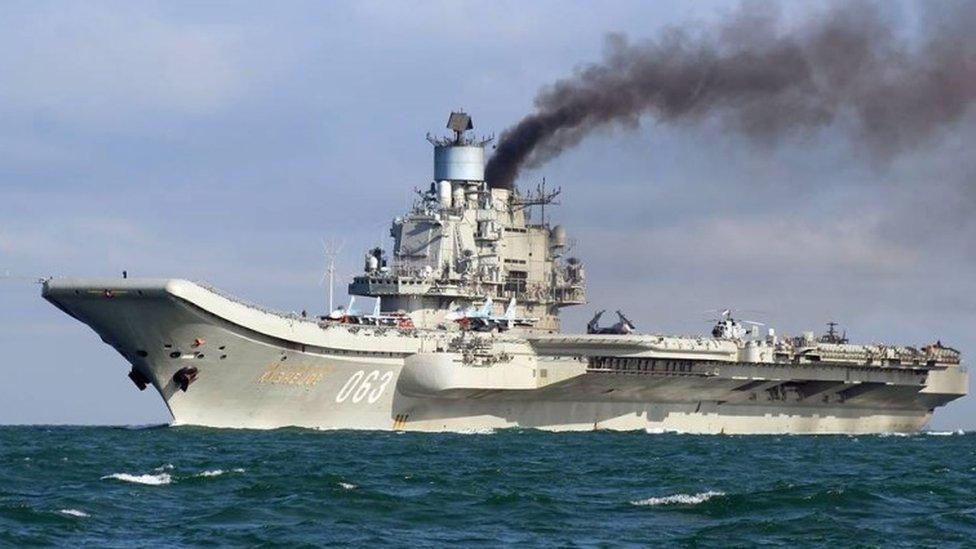 Admiral Kuznetsov aircraft carrier