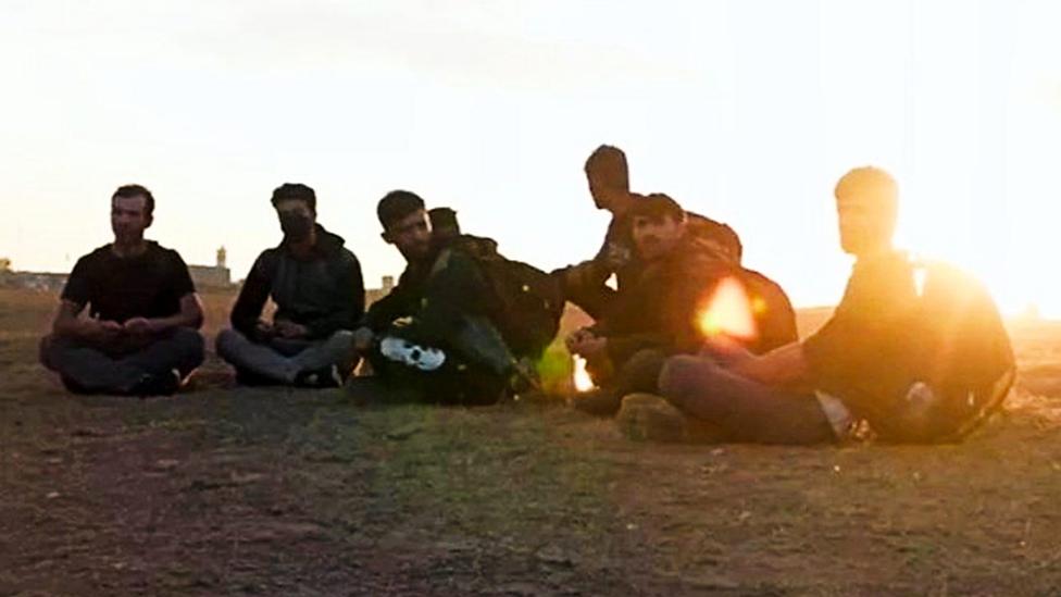 Afghans near Turkey-Iran border