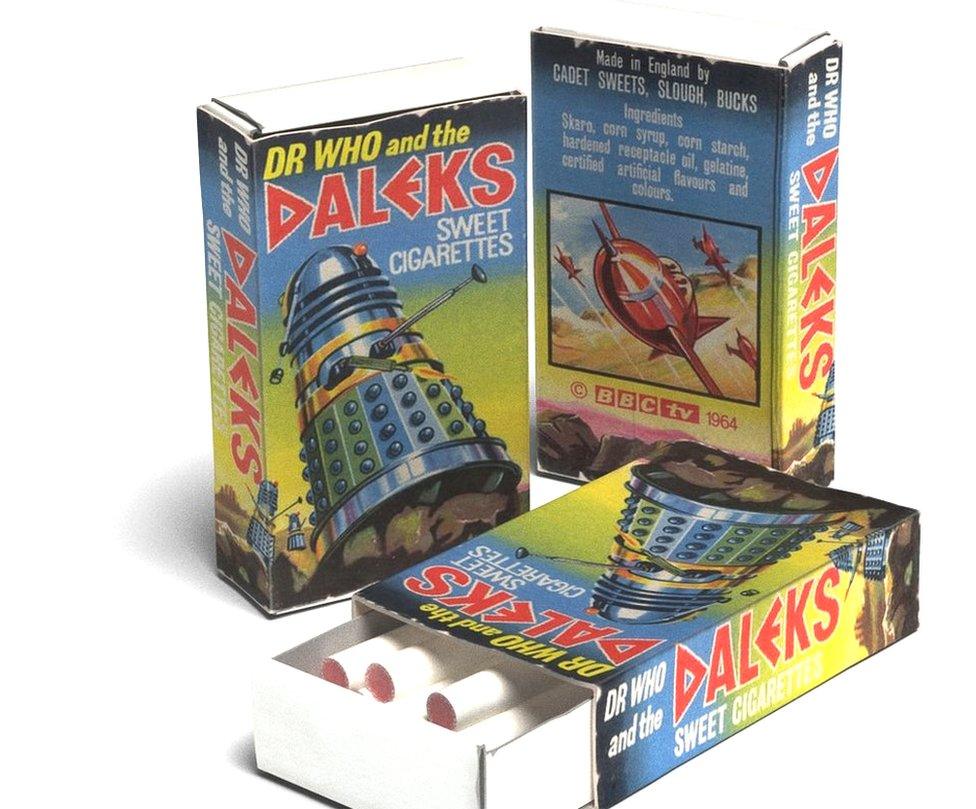 Dalek sweet cigarettes