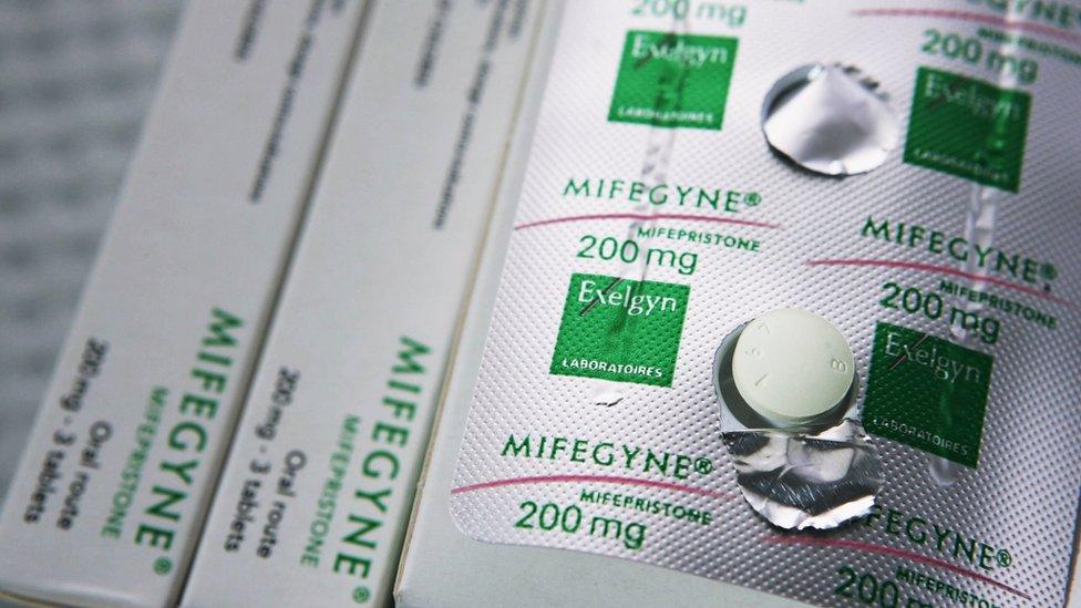 The abortion drug Mifepristone