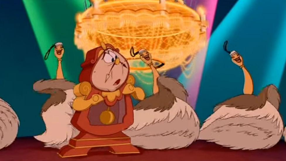 Cogsworth in the 1991 animation