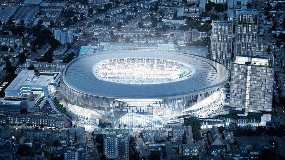 Image of new Spurs stadium