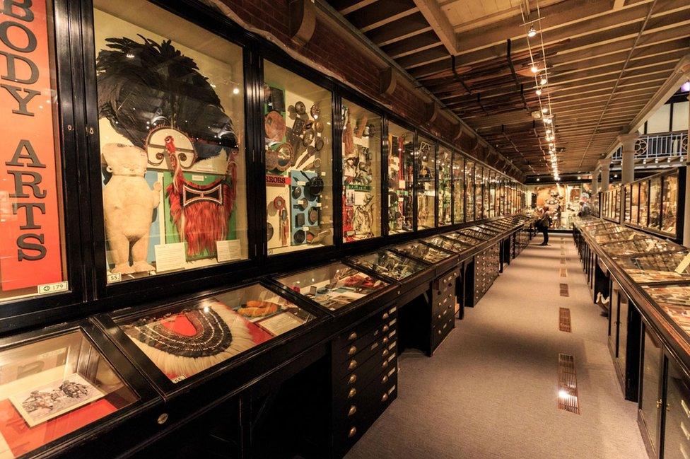 Interior of the Pitt Rivers Museum