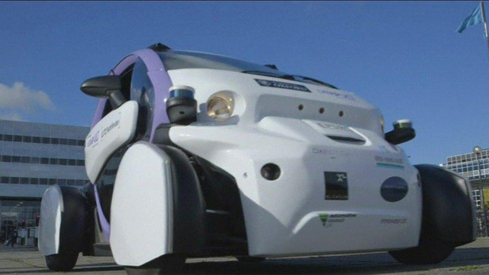 A driverless car