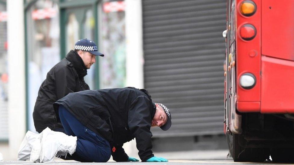 Police searching in Streatham