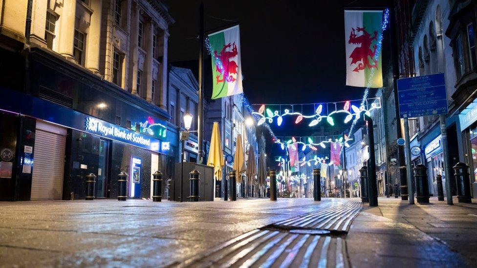 Cardiff late at night