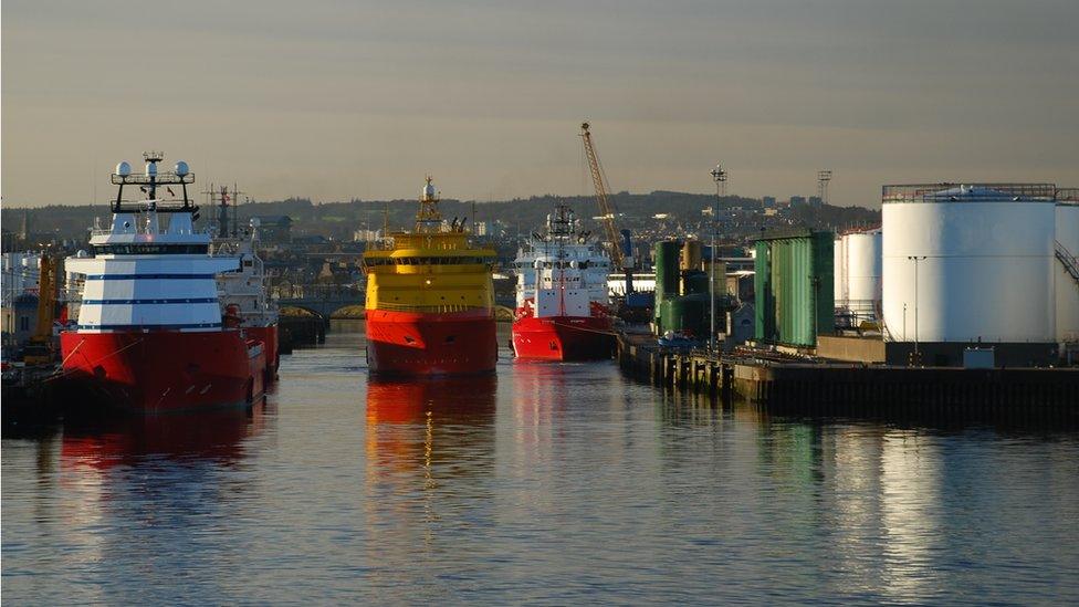 Aberdeen harbour