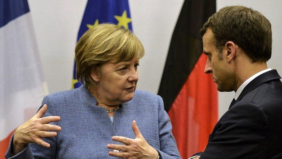 Merkel and Macron