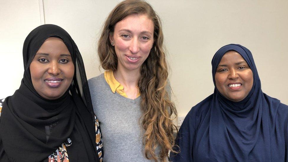 Samira Muse, Sarah Sauchelli Toram and Zahra Kosar