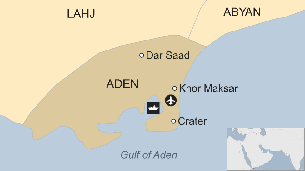 Map of Aden