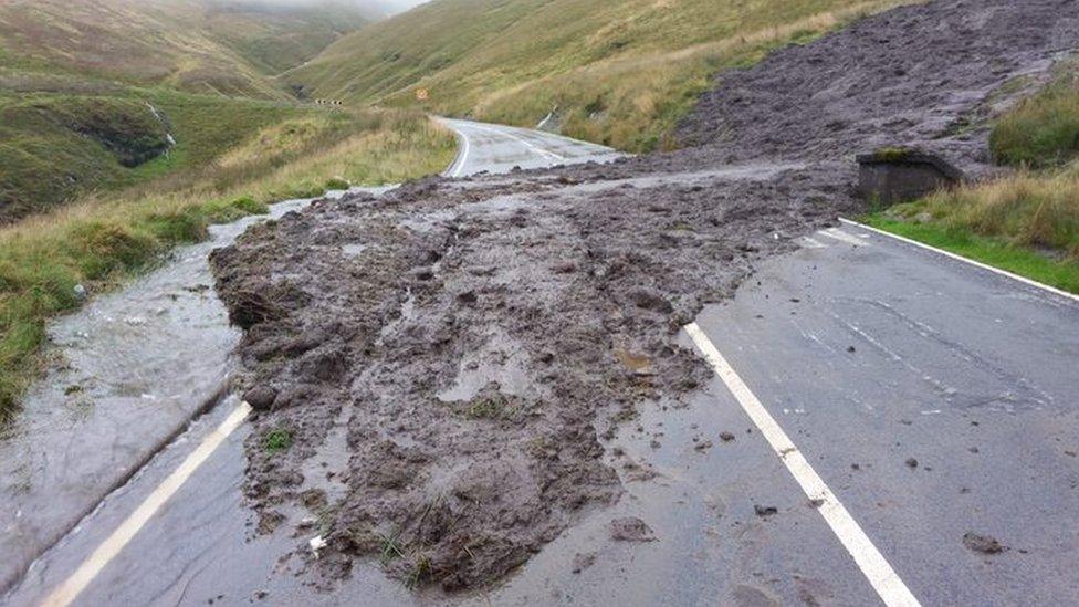 Neath Port Talbot landslip