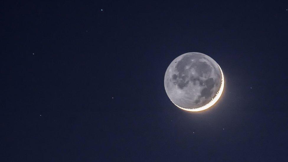 Georgina Harper took this photo of the moon from Hailey Park in Llandaff North, Cardiff