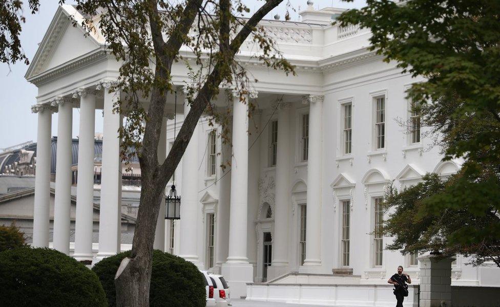 North Portico of the White House September 29, 2014