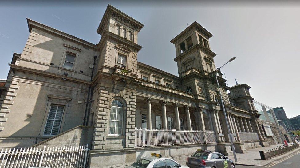 The woman brought the gun into Dublin's Connolly train station