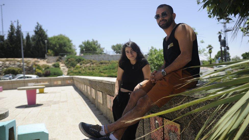 Sharon Barazani (left) and Yedidia Mosawi (right)