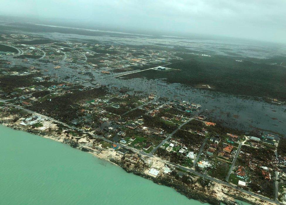 Devastation on the Abaco Islands