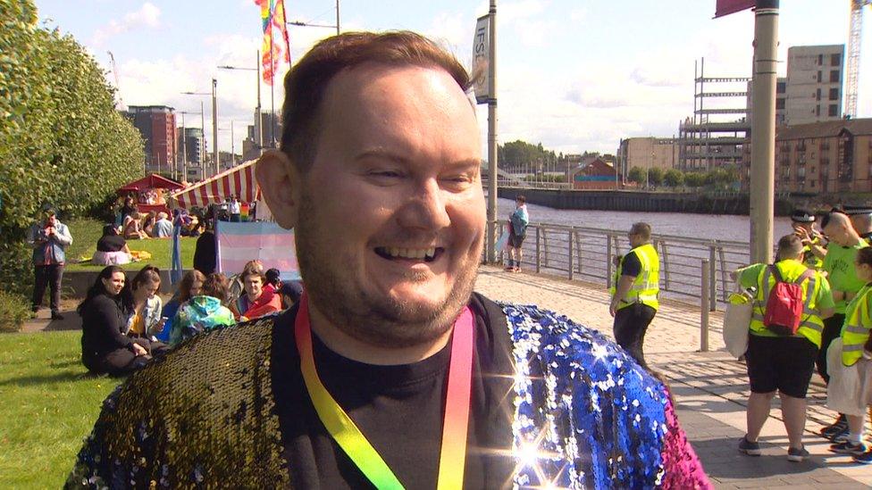 Pride Glasgow chairman Christopher Tait