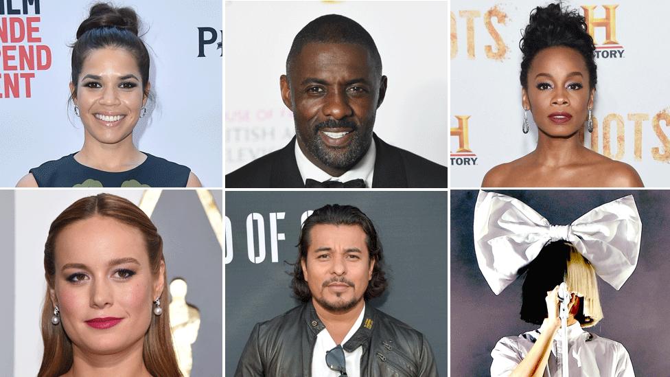 America Ferrera, Idris Elba Anika Noni Rose, Brie Larson, Jacob Vargos, Sia