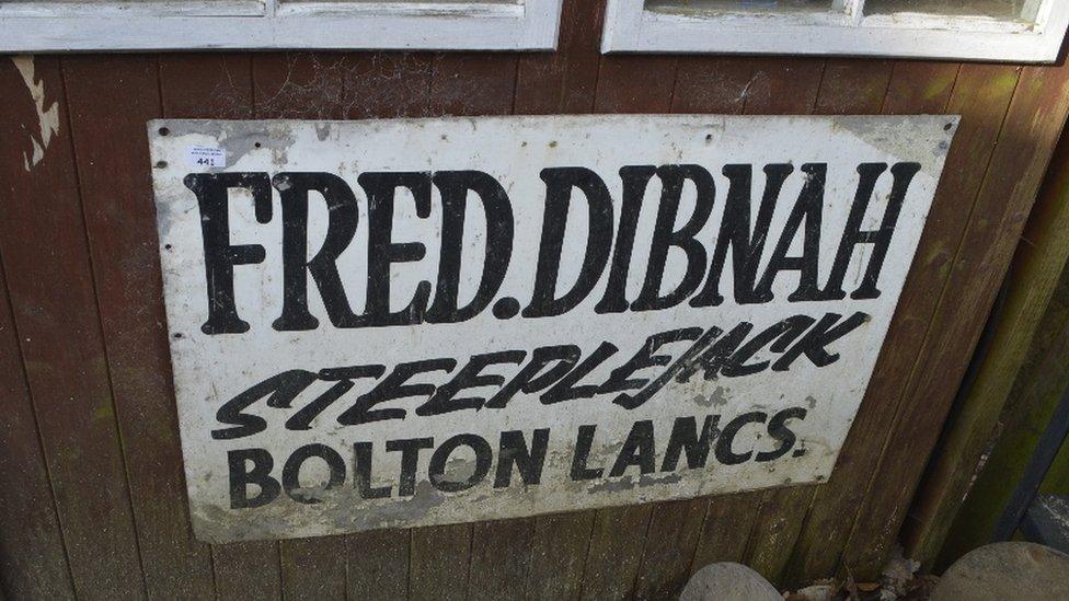 Fred Dibnah sign