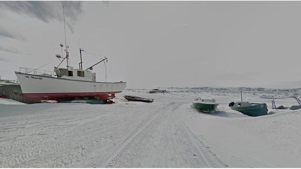 When the summer comes people can travel by boat between the Nunavut communities