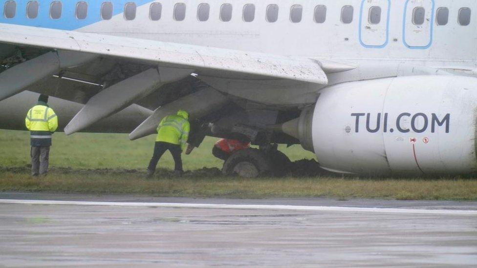 Leeds Bradford Airport plane