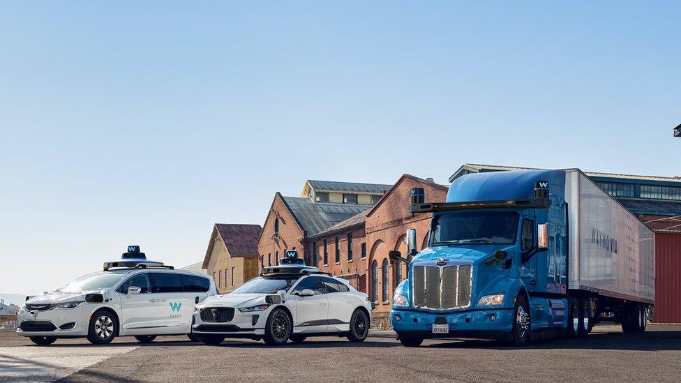 Waymo autonomous vehicles