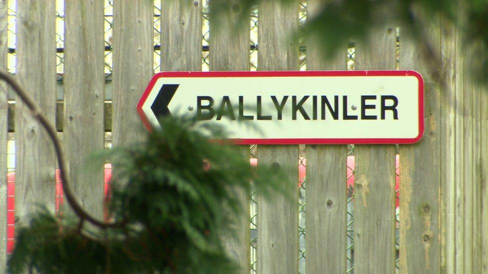 Ballykinler sign