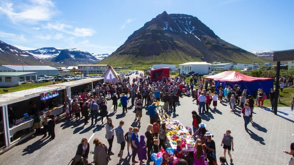 Summer in Bolungarvík, Iceland