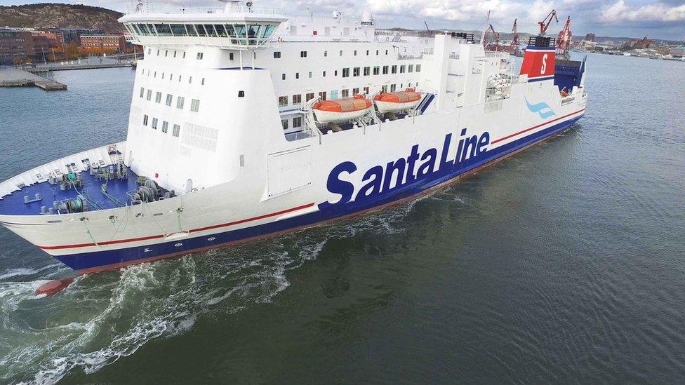 Stena Ferry's Santa Line