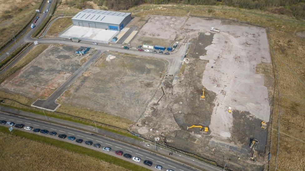 Gartcosh Steel Works site in North Lanarkshire