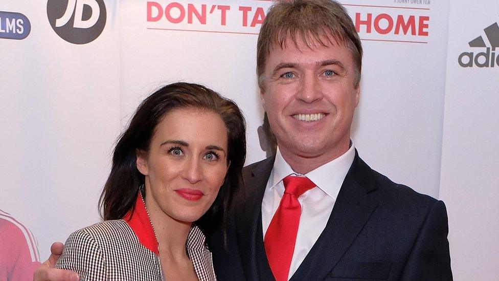 Jonny Owen and girlfriend Vicky McClure