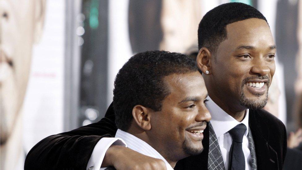 Alfonso Ribeiro and Will Smith