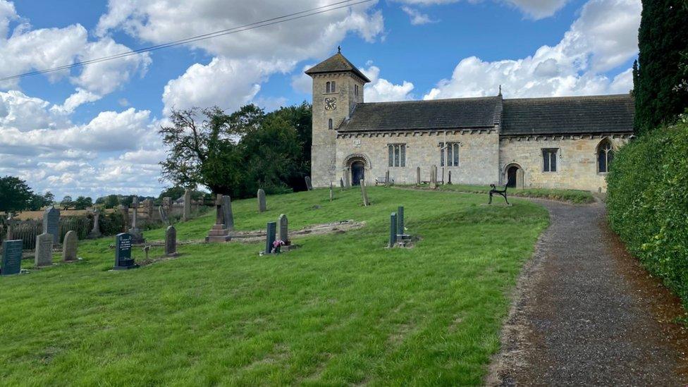 St John the Baptist Healaugh graveyard