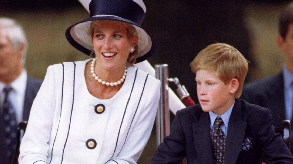 Princess Diana and Prince Harry